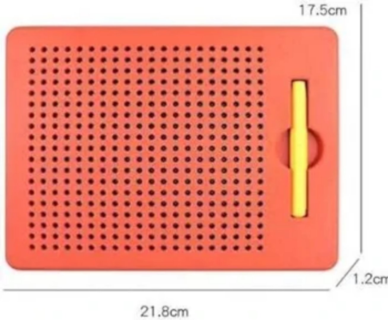 Magnetic Drawing Board with 380 Magnets - Erasable Magpad Writing Tablet for Kids - Sensory Montessori Toy with Pattern Cards,Magpad Magnetic Board - 380 Balls Drawing Tablet for Travel